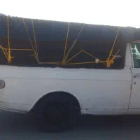 راننده وانت با خودرو در باربری
