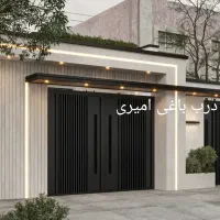 درخت کاری درب ساختمان کد 1100ستون درب باغ