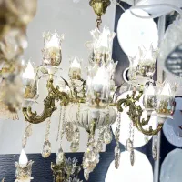 فروش ویژه انواع لوستر برنزی با ضمانت / چکی