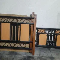 تخت دوطبقه فلزی و ام دی اف