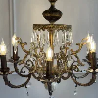 لوستر برنجی آنتیک