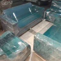 مبل فیروزه‌ای ۷نفره شرکتی