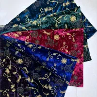 پیراهن مخمل طرحدار