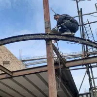 جوشکاری و برشکاری،ساخت و نصب اسکلت فلزی ،تخریب