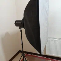 کیت نور فلاش‌ایران با سافت‌باکس و پایه