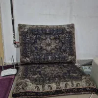 تخت آباژور  پشتی.. ترمه سرمه دوزی