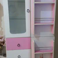 کمد کودک ،سالم رنگ سفید ،صورتی