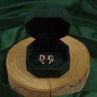 انگشتر های نقره زنانه با سنگ طبیعی یاقوت کبود