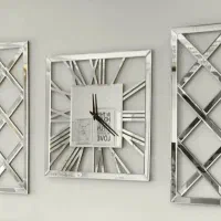 ساعت دیواری آینه ای