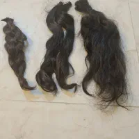 چندتعدادموی طبیعی بدون رنگ و خام