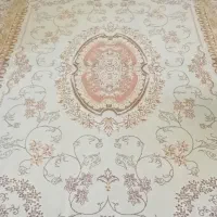 یک جفت فرش ۶ متری کرم