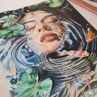 آموزش مجازی و خصوصی و نیمه خصوصی نقاشی مداد رنگی
