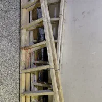۲عدد نردبان چوبی