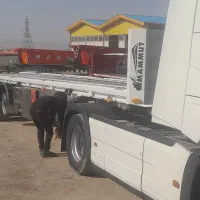 فروش تریلی کمپرسی لبه دار کفی تیغه کانتین