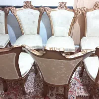 مبلمان سلطنتی همراه با میز نهارخوری ۱۲ نفره