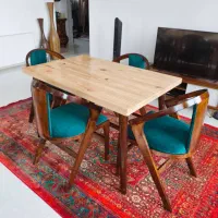 میز ناهار خوری دست ساز ۴ نفره