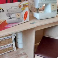 چرخ خیاطی وستا مدل 210 با میز چرخ خیاطی آسانسوری