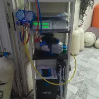 تضمین سرمای کولر ماشین ،شارژ گاز با وکیوم و ترازو