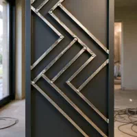 جوشکار والپست درب ورودی سربندی نرده حفاظ قاب فلزی