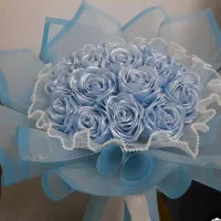 گل روبانی ویژه و زیبا شاخه ای ۴۰