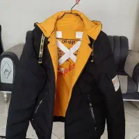 کاپشن دو رو مردانه سایز ۳و۴ x نو