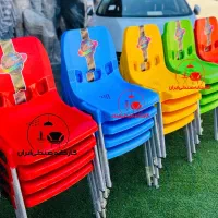 میز و صندلی پلاستیکی طرح محمودنهارخوری ست بامیز