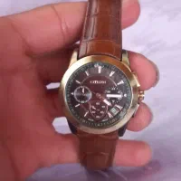 ساعت مچی Citizen بند چرم
