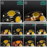 ست های دستبند و انگشتر شرف الشمس نقره با سنگ عقیق