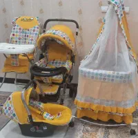 ست کالسکه، میزغذا،کریر،گهواره نوزاد،تک هم مقدوره
