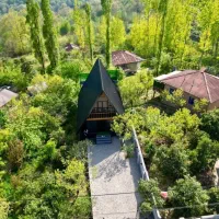 کلبه سوئیسی جکوزی دار رامسر در دل جنگل دالخانی