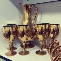 ظرف دکوری پارچ و جام