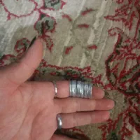 باسلام 6عدد انگشتر حلیقه رنگ ثابت دخترانه