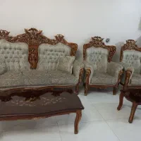سرویس مبل سلطنتی زیباچوب گردو