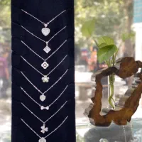 گردنبند مینیمال نقره