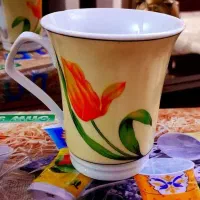 فنجان نعلبکی چینی چای و قهوه