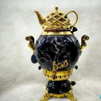 سماور گازی و قوری کتری و قوری شیر دارکتری رو گازی