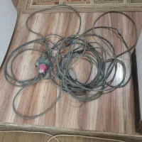 سیم کابل برق سیار  با سه راه  و دوشاخ 22متر ۲در۲