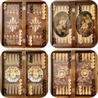 تخته نرد کلاف چوب روسی