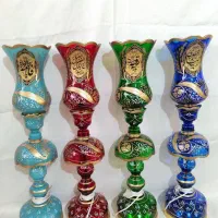 چراغ لاله مذهبی کنار منبری