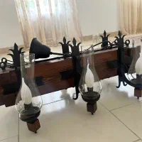 دو عدد لوستر ۶ شاخه  و ۴ شاخه در حد نو