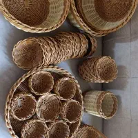 آموزش سبد بافی با نخ پلاستیکی