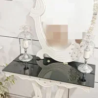 آینه و شمعدان ابکاری نقره.نو