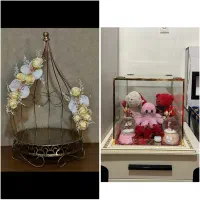 استند شیشه ای و فلزی برای عروس،نامزدی و بله برون