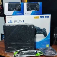 ps4 slim به شدت نو باتمام لوازم و کلی بازی دو دسته