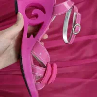 کفش زنانه صندل پاشنه دار پاپیونی