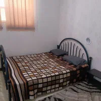 تخت فلزی دو نفره وفرش