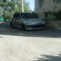 پژو206تیپ 2مدل85 نقرای