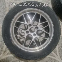 فروش چهار حلقه لاستیک 205 با رینگ اسپورت عالی