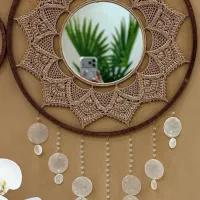 ماندالا آینه ای دیوارکوب