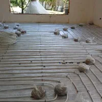 گرمایش از کف ،لوله کشی ،نصب پمپ و مخزن